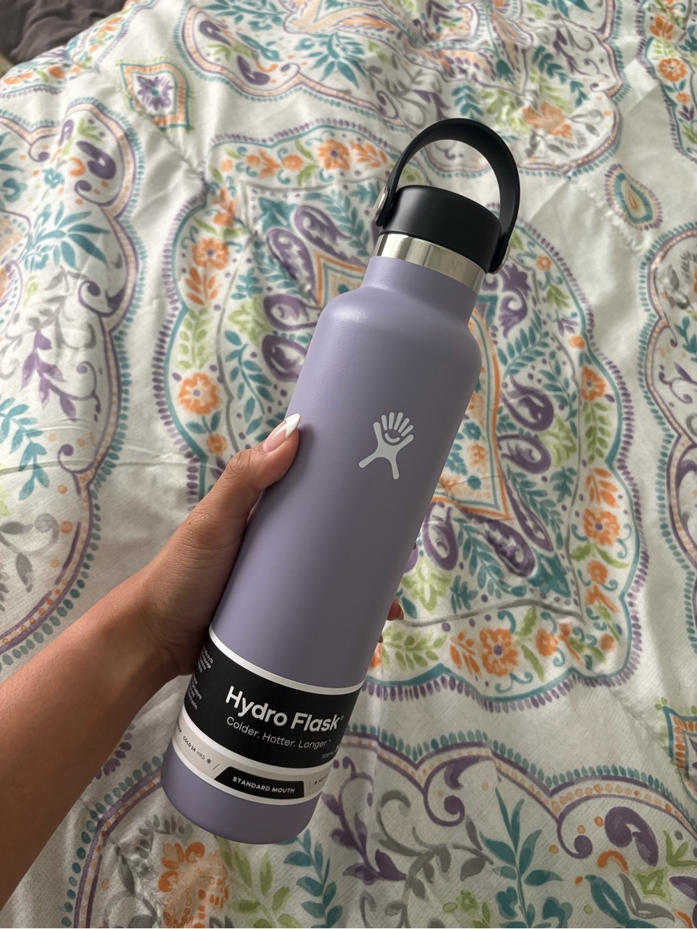 Hydro Flask Lavender Matte Insulated Bottle 24oz